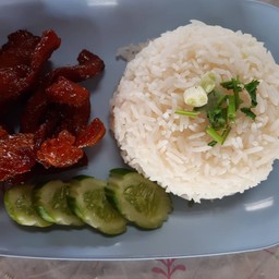 ข้าวหมูแดดเดียวอร่อยจัด (เจ้าเก่า)