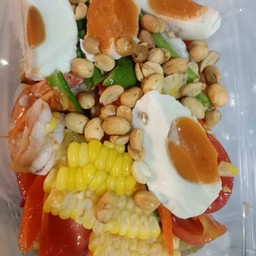 ุุตำข้าวโพด+กุ้งสะดุ้ง+ไข่เค็ม