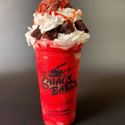 สมูทตี้สตอเบอร์รี่วิปบราวนี่และถั่วแดง