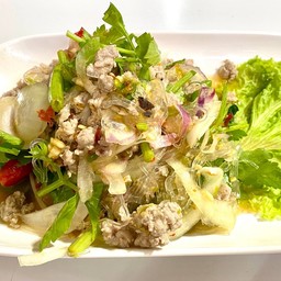 ยำวุ้นเส้นหมูสับ
