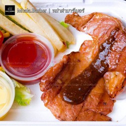สเต็กหมู พริกไทยดำ