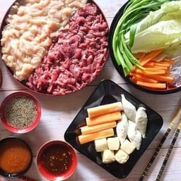 ชุดเนื้อกระทะชุดกลาง