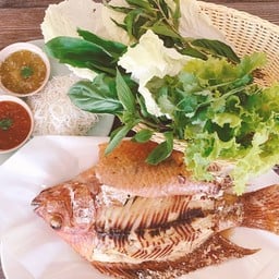 เมี่ยงปลาทับทิมเผาเกลือ