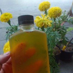 เก็กฮวย+เเยกน้ำเเข็งใส่เเก้ว