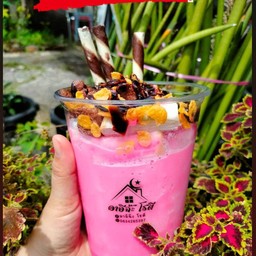 ปังเย็นนมชมพู