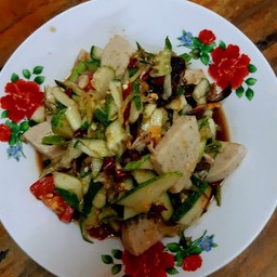 ตำแตงหมูยอ ปลาร้า( ใส่กระเทียม)
