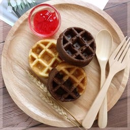 มินิวาฟเฟิล (ไม่มีไส้)