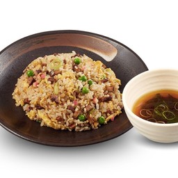 ชาชู ชาฮัน(เสริ์ฟพร้อมน้ำซุป) Chashu Chahan (with soup)