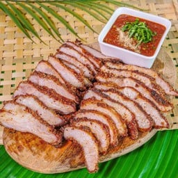 ข้าวหน้าคอหมูย่าง&ไก่เกาหลี