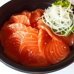 ข้าวดงบุริแซลมอน ชามใหญ่