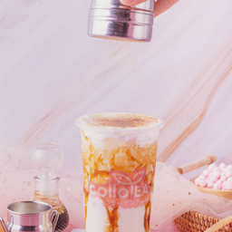 นมสด ฮอกไกโด บราวน์ชูก้า พ่นไฟ Deli