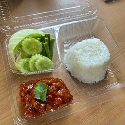 3 in 1  ( น้ำปั่น / เกี๊ยวต้ม / หมูมะนาวเสียบไม้ )