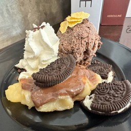 ครอฟเฟิลนูเทลล่า+โอรีโอ้