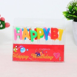 เทียนตัวอักษร HAPPY BIRTHDAY