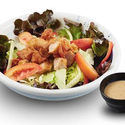 สลัดไก่ทอด Karaage Salad