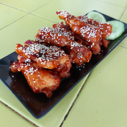 ไก่เกาหลี2แซ่บ(2รสชาติในเซทเดียว)