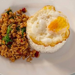 ข้าวกระเพราหมูสับ