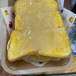 ปังปิ้ง เนย+นม  ( 2 แผ่น )