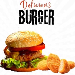 เบอร์เกอร์หมู & นักเกต