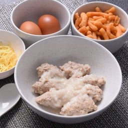 โจ๊กแห้ง+หมูล้วน