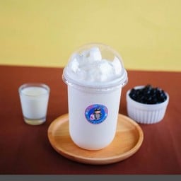 นมสดกล้วยปั่น