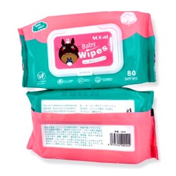 ทิชชู่เปียก 80 แผ่น กระดาษเปียก ผ้าเปียก ทิชชู่เปียกเด็ก Baby Wipes กระดาษทิชชู่เปียก ทิชชู่เปียกสําหรับเด็ก ผ้านุ่มชุ่ม