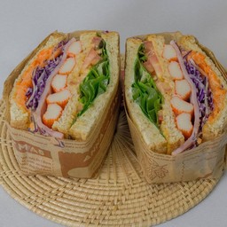 แซนด์วิชปูอัด แฮม