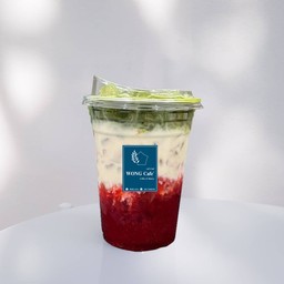 Strawberry Matcha Latte