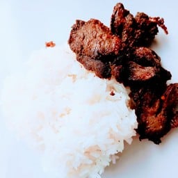 ข้าวเหนียวตับไก่ทอด(ห่อกระดาษ)