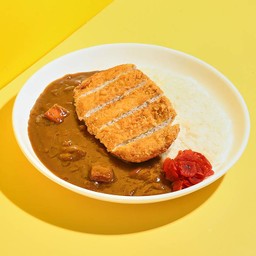 ข้าวแกงกะหรี่หมูทอด