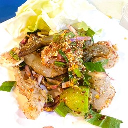 ลาบกุ้งสด