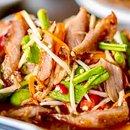 ตำคอหมูย่าง