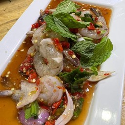 ยำกุ้งสด