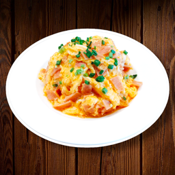 ข้่าวไข่ข้นแฮมไก่จุกๆค่ะ