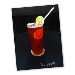 ชามะนาวเย็นThai tea with lime