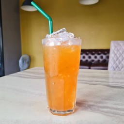 Passion fruit mango soda