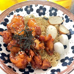 บะหมี่ไก่ทอดเกาหลี แห้ง