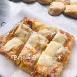 โรตีใส่ไข่ใส่ชีส