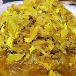 ผัดกาดดองผัดไข่