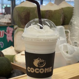 มะพร้าวนมสดปั่น 2 แก้ว