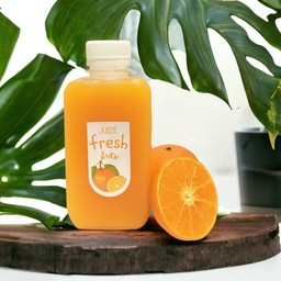 น้ำส้ม พร้อมเนื้อ 100%