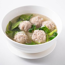 ต้มจืดลูกเงาะ (หมูสับปั้นก้อนวุ้นเส้น)