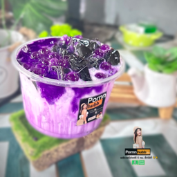 เฉาก้วยนมสด~เผือกม่วงหนึบ🍠🍠(ไซสถังมินิ)