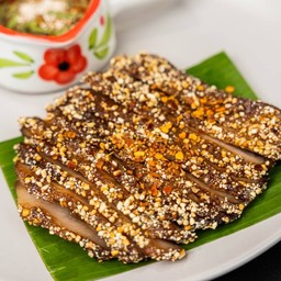 คอหมูย่างแจ่วแซ่บ ครึ่งกิโล(0.5kg)