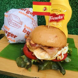 เบอร์เกอร์เบคอนไข่ดาว