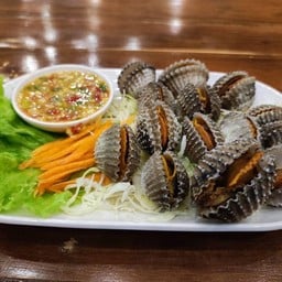 หอยแครงลวกจิ้ม