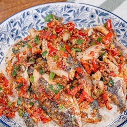 ข้าวปลาทูคั่วพริกเกลือ