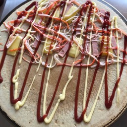 เครปปูอัด แฮม ชีส