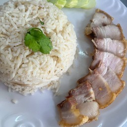 ข้าวมันหมูกรอบ