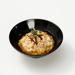 ข้าวต้มปลาแซลมอน